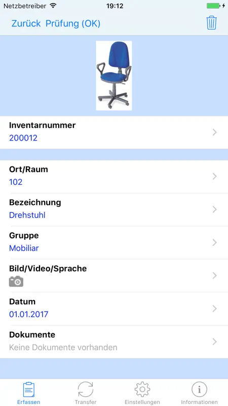 Inventarisierung mit Barcode screenshot 2 of 5