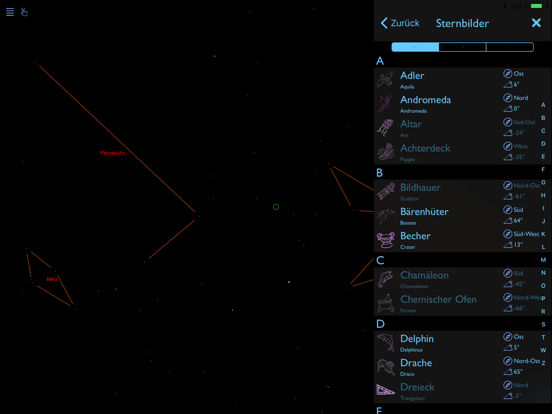 universe2go - English iPad screenshot