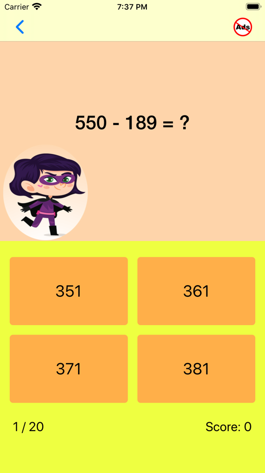 #4. Third Grade Math Quiz (iOS) Podle: Kalin M