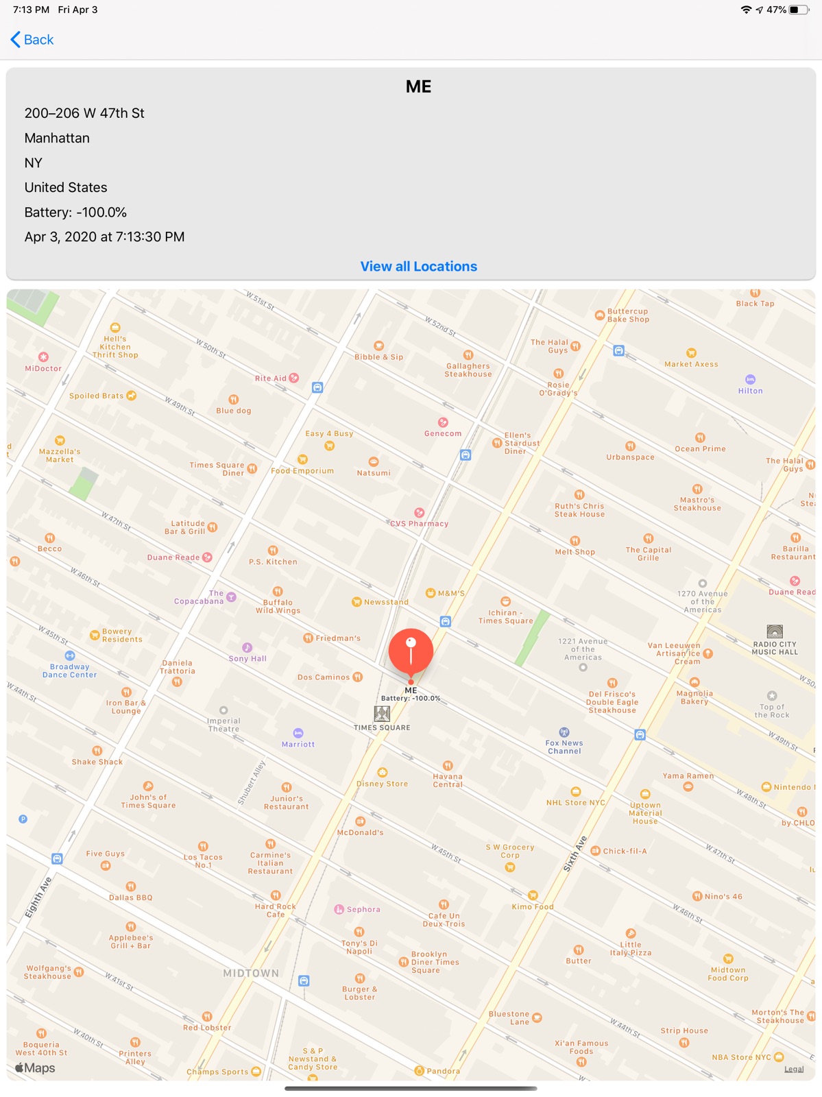 OneLocator: GPS family safety ipad screenshot 1