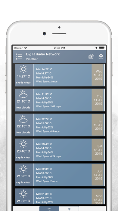 Big R Radio Network iPhone screenshot 8 - Music app