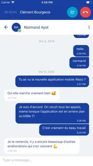 Wazo screenshot 1