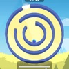 Blue ball maze icon