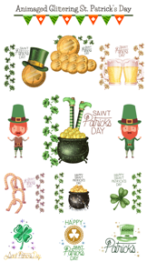 Glittering St. Patrick's Day screenshot