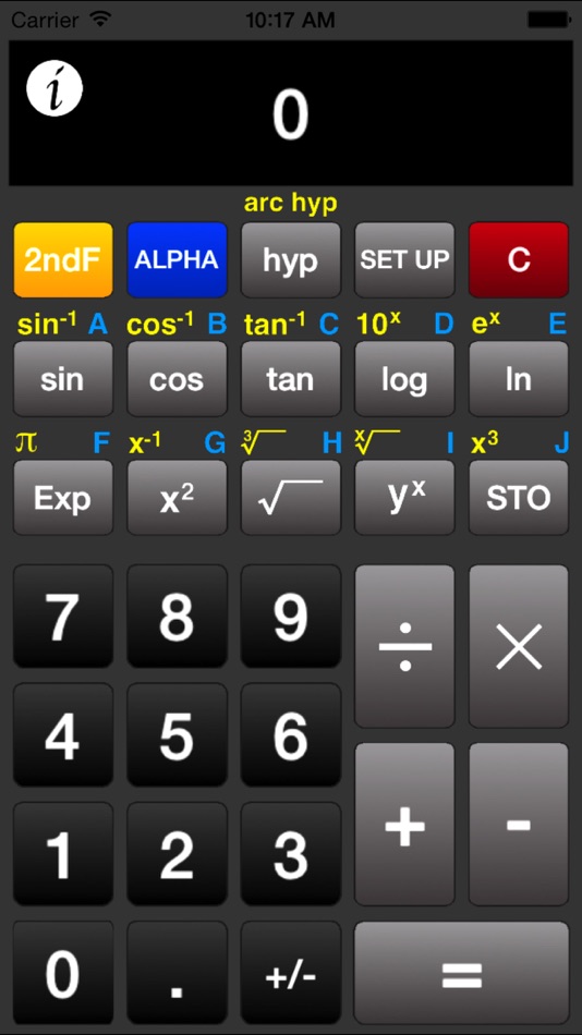 #1. ACalc - Scientific Calculator (iOS) 由: Netviking AB