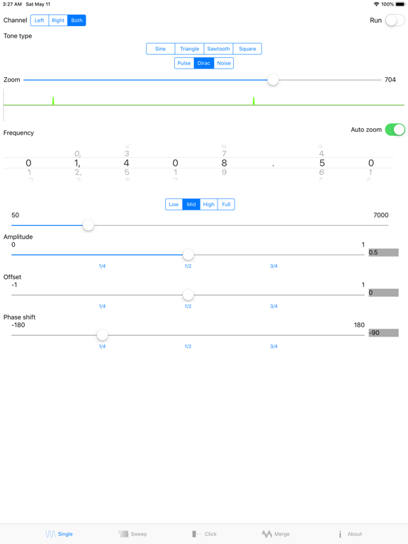 Tone Gen Pro iPad screenshot 6 - Utilities app