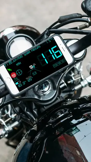 Скриншот Спидометр кмч Цифровой Дисплей на iPhone 6