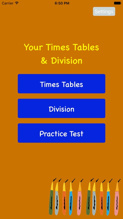 Your Times Tables & Division