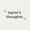 Taylor's Thoughts - Quotes icon