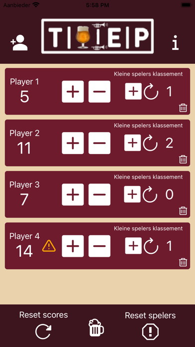 Toep App Screenshot