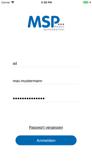 Screenshot #1 pour MSP ServiceApp