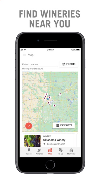 Oklahoma Wine Trails Screenshot