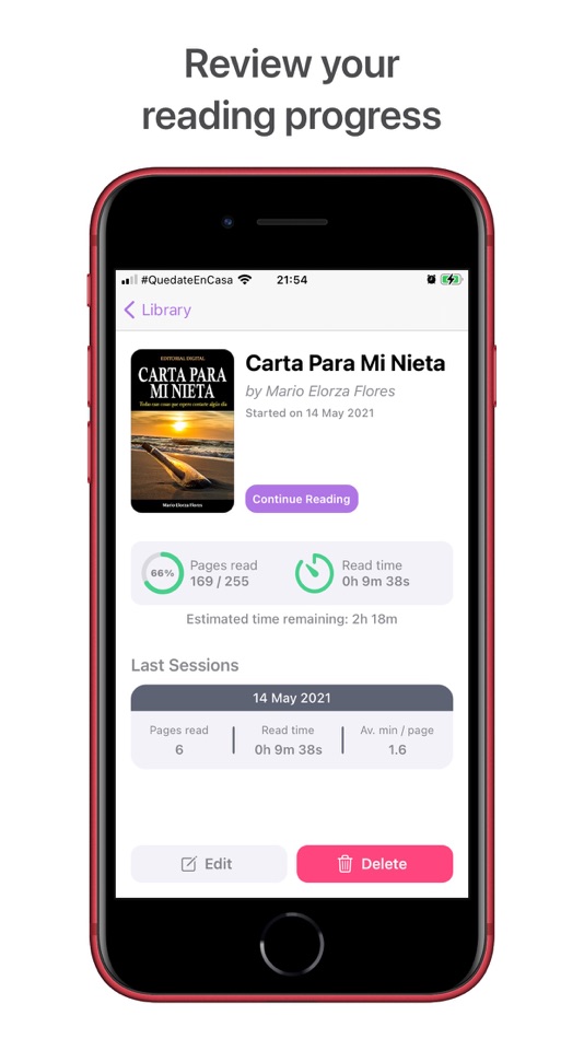 #3. Panui - Reading Tracker (iOS) By: Mario Elorza