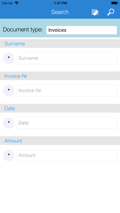Efalia ECM Mobile Screenshot