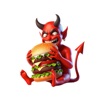 Devil Burger Stickers icon