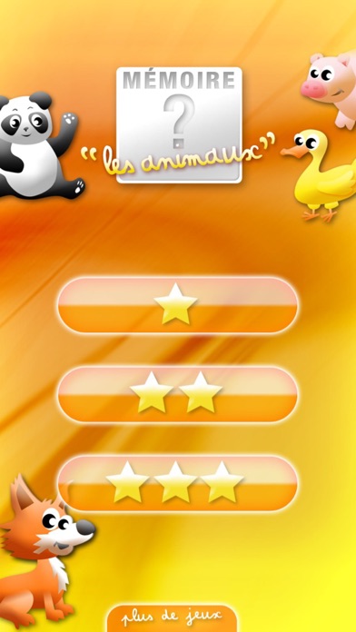 Screenshot #3 pour Jeu de Mémoire les animaux