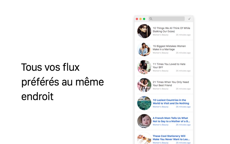 Screenshot #3 pour Leaf - Lecteur de flux RSS