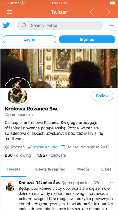 Radio Różaniec iPhone screenshot 10 - Entertainment app