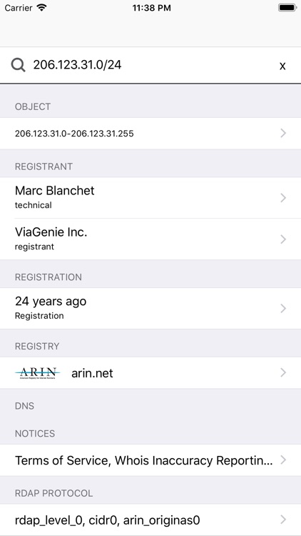 RDAP Browser screenshot-3