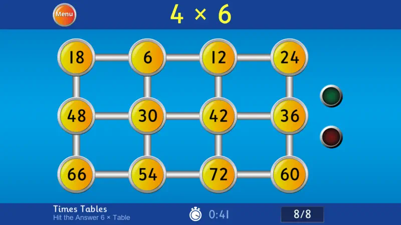 Hit the Button Maths screenshot 1 of 6