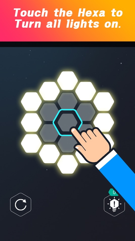 #1. LightUp7 - Hexa Puzzle (iOS) 由: Hoonyoul Bae