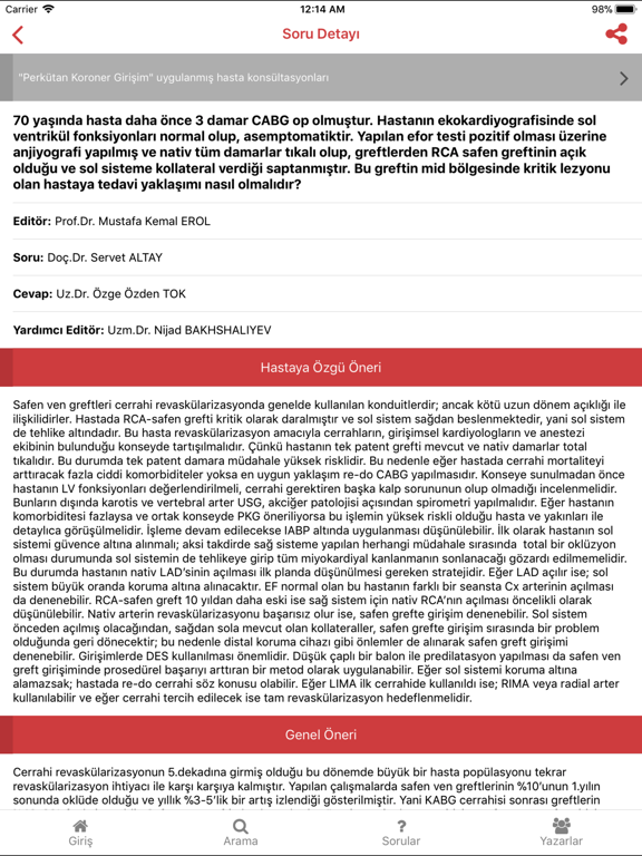 Kardiyoloji Konsültasyon iPad screenshot 4