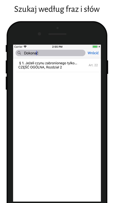 Screenshot #2 pour Polski Kodeks Wykroczeń