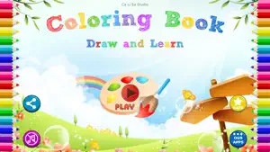 Coloring Book - Draw & Learn screenshot 1