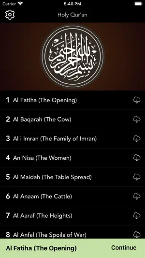 Listen Holy Quran screenshot 2