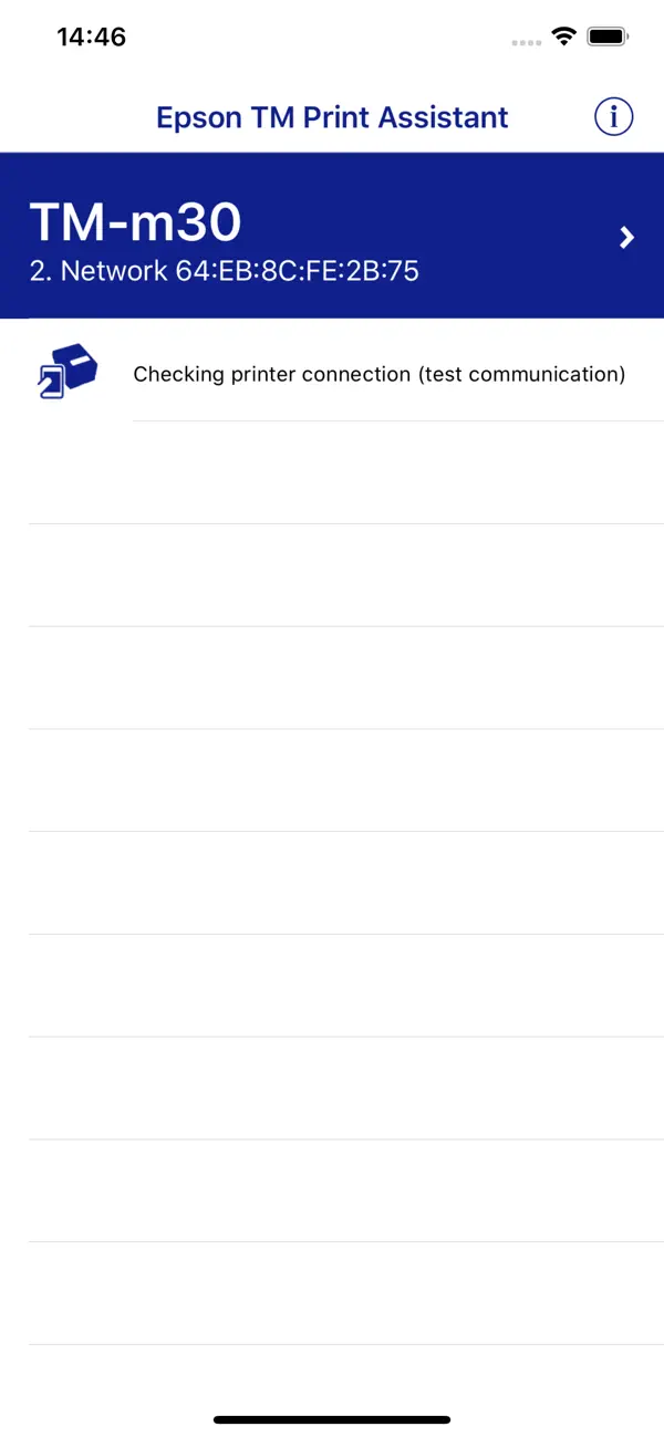 Screenshot #1 pour Epson TM Print Assistant