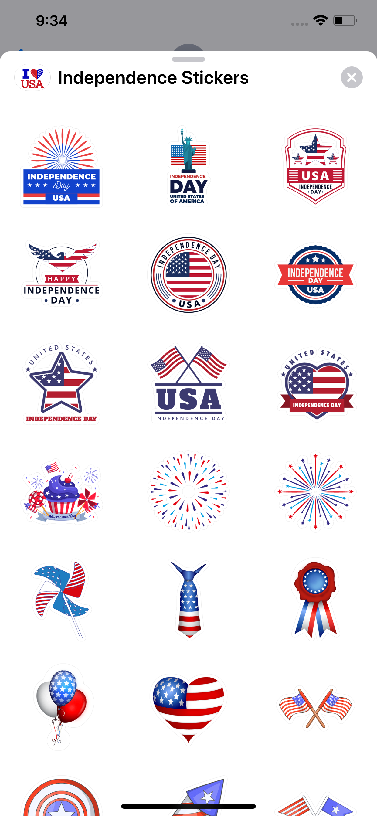 4th of July Stickers ⋆ screenshot 9
