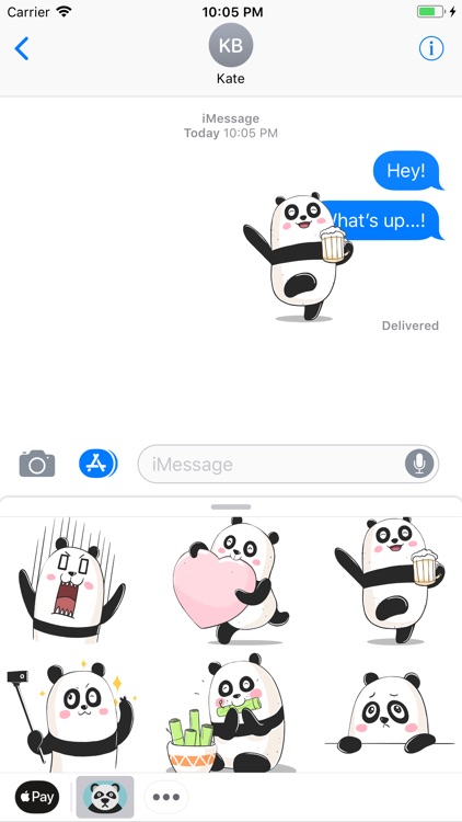 Panda! Stickers & Emoji Funny
