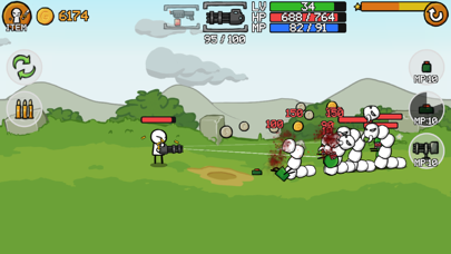 Screenshot #1 pour Stickman And Gun2