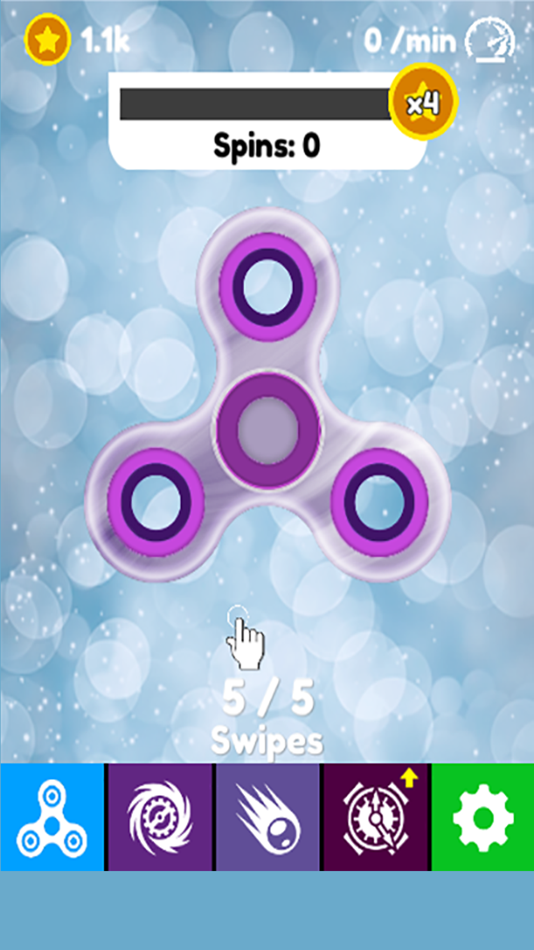 #1. Super Fidget Spinner Turbo (iOS) Podle: Sixto Figueroa Uribe