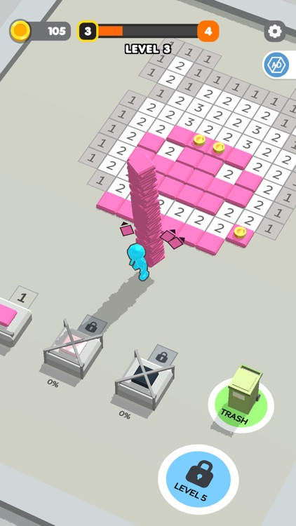 Tile Craft 3D - Pixel Paint screenshot-3