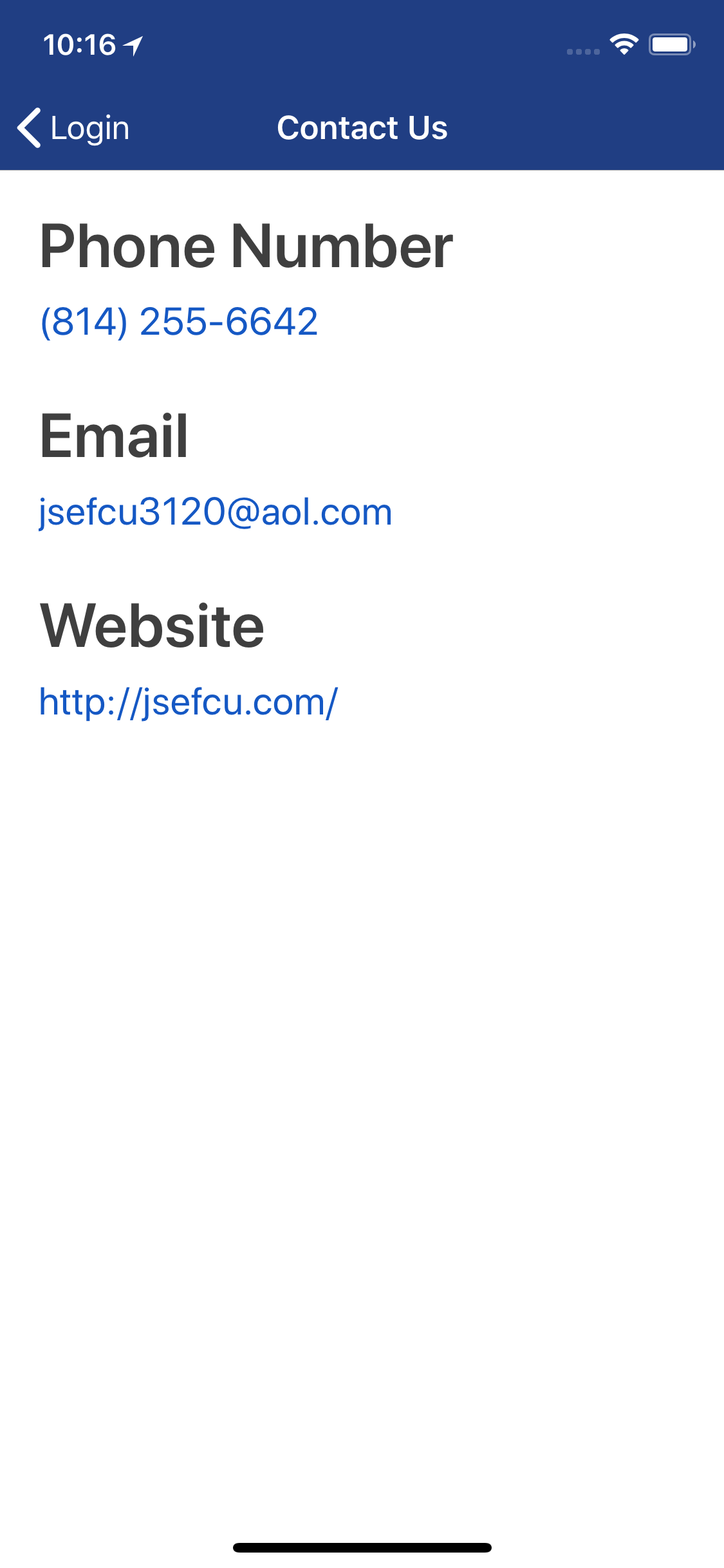 Johnstown School Employees FCU screenshot 3