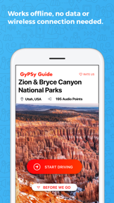 Zion Bryce Canyon GyPSy Guide screenshot