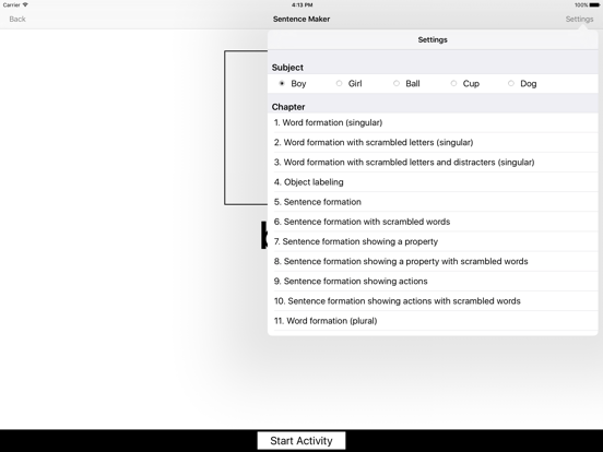 Screenshot #5 pour Sentence Maker App