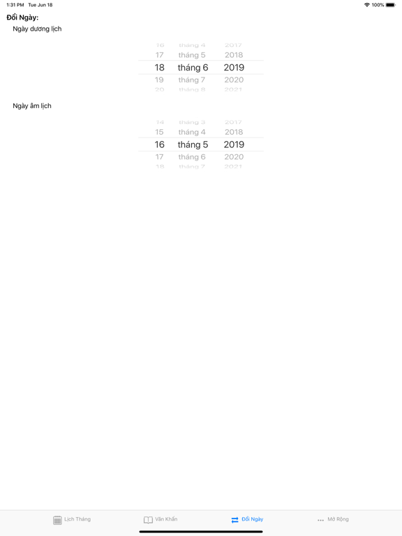 A Lịch Việt -NoAds LichVanNien iPad screenshot 3 - Productivity app