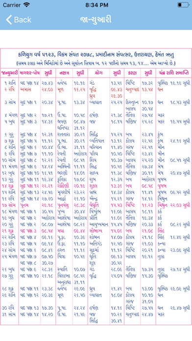 Gujarati Calendar - 2025 Screenshot