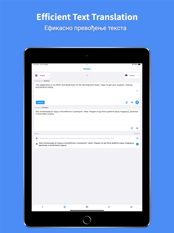 Serbian Translator Pro + iPad screenshot 3 - Productivity app