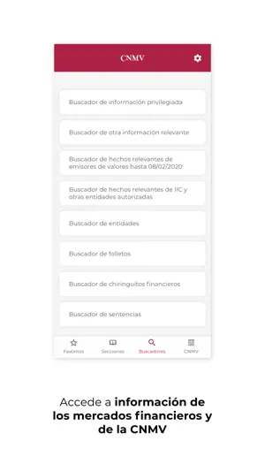 CNMV screenshot 3
