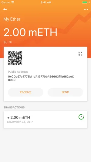 YDWallet screenshot 2