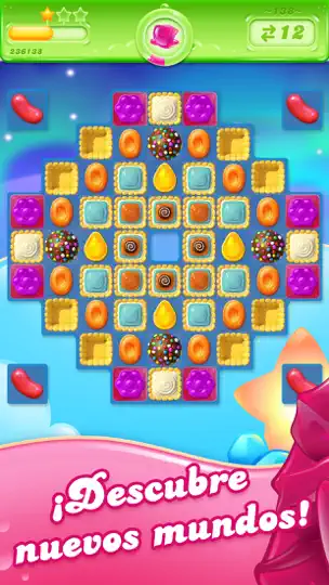 Captura de pantalla de Candy Crush Jelly Saga en iPhone 5