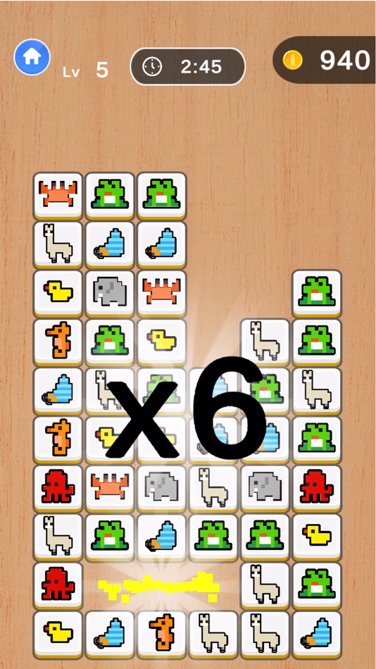 #4. TilePuzzleGame-Pixel Matching (iOS) 由: Hideyuki Aono