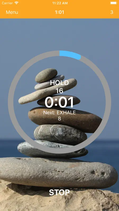 Pranayama Breathing Yoga Timer screenshot 2 of 5