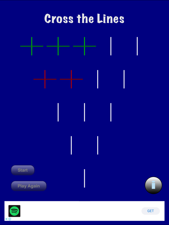 Cross the Lines iPad screenshot