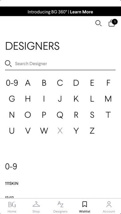 Bergdorf Goodman Screenshot