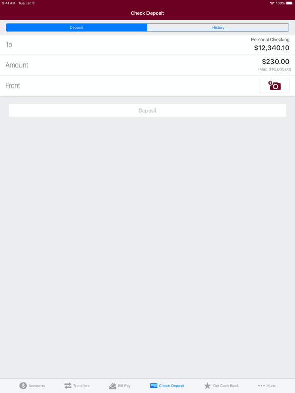 Arrow Bank iPad screenshot 7 - Finance app