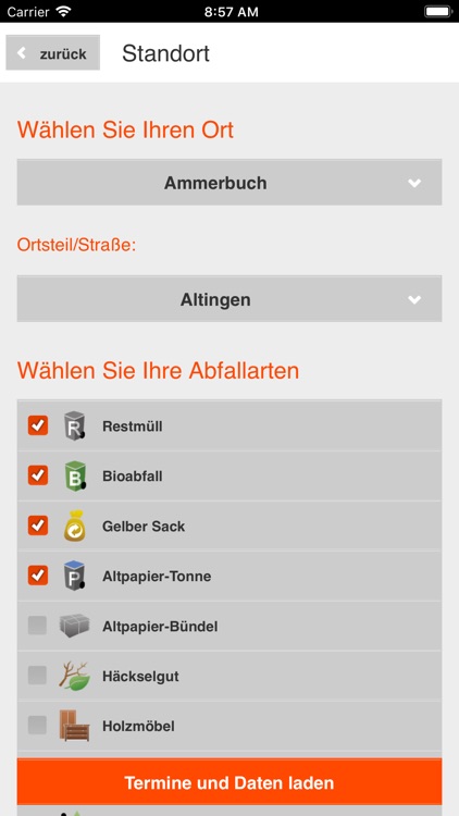 Landkreis Tübingen Abfall-App